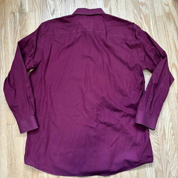 Daniel Hechter Paris | Modern Fit Non Iron Button Up Long  Sleeve Shirt - Picture 7 of 7